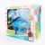 Import hot selling summer set 3 in 1 lighting plastic water toy gun with spraying helmet gloves from China