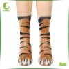 Hot Unisex Adult Animal Paw Crew Socks 3D Print Animal Funny Socks Casual Socks