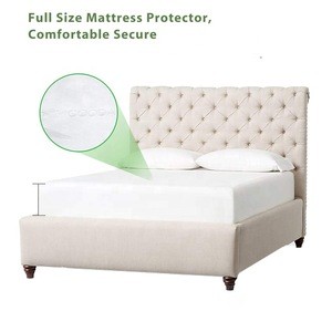 Hotel High Quality Waterproof Hospital Hypoallergenic Waterproof Bed Cover Bamboo Mattress Protector