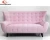 Import hotel pink sleeper fabric sofas high back from China