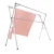 Import Household Heavy Duty Stand Adjustable Clothes Hanger Rack Hanging Telescopic Clothes Drying Rack Hanger Stand For Clothes from China