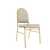 Import Huihong On Promotions Dining Chair Luxury Room Banquet stackable Chair from China