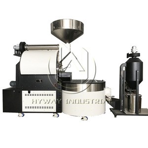 HW-60kg industrial coffee beans roasting machine roaster gas