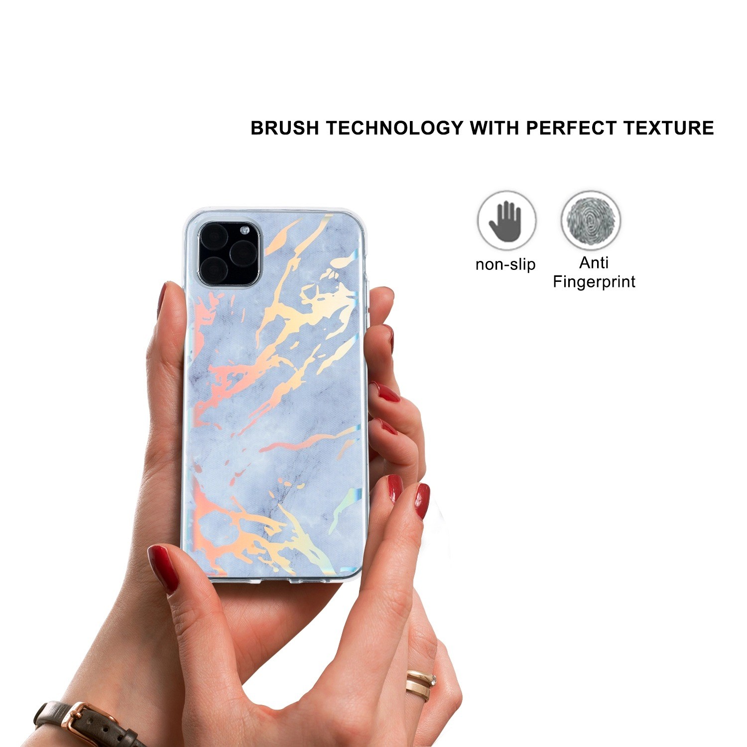 Imd customizes new marble mobile phone case soft TPU  case for iPhone