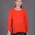Import In stock Fashion  Round  neck Long Sleeve Relaxed Fit For Women Ladies chiffon Blouse from China