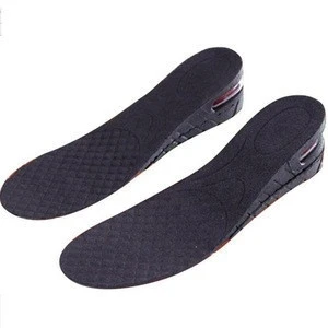 Increased men/women insoles One two three four layer heightening pad PVC sports shock absorption invisible heightening insoles