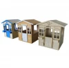 Indoor theme playhouse  children playing house  wooden doll house wooden play house
