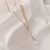 Import INS Korean Freshwater Pearl Pendant Necklace Trendy Stainless Steel Chain Wheat Pearl Necklace from China