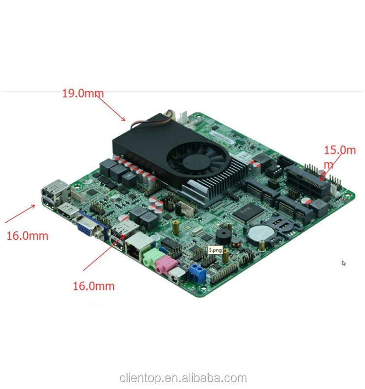 Intel 1037u VGA HDM interface Mini ITX PC integrated Motherboard