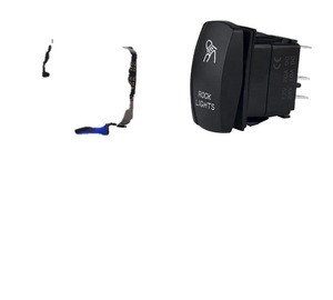 Buy Ip67 Spst Black 5 Pin Dual Led Waterproof Automotive On Off Marine ...