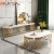 Import Italian living room furniture cheap price gold frame marble top tv stand cabinet furniture from China