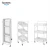 Import IYANEN Multi-purpose foldable 3 Tiers Steel Cart Kitchen Hand Trolley Movable Storage Rack Metal Utility Rolling Cart from China