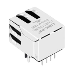 J00-0064NL J00-0042NL J00-0061NL 100 Base-T 1X1Port  8p8c RJ45 Connector Shielded Tab Down Without LED