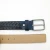 Import J101437 Weaving Design Navy Color Mens Genuine Leather Belt from China