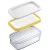 Import Japanese butter cutting case rectangle serving food storage container from Japan