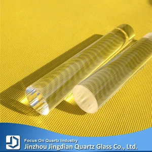 JD Purity Clear Fused Silica Heating High Purity Quartz Rod