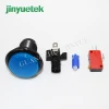 Jinyuetek antique led ps4 arcade buttons 46mm 24mm round push button switch small with spring self reset button switch