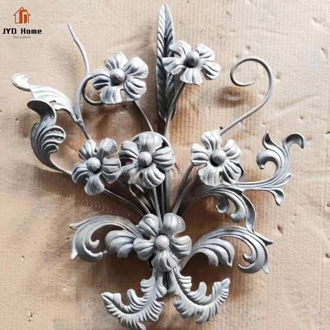 JYD Ornamental Wrought Iron Flowers For Sale