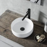 K2097 branded round shape ceramic hand wash basin bowl