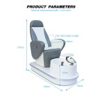 Kangmei Nail Beauty salon equipment furniture cheap whirlpool foot massage sink pedicure bowl  luxury pedicure chair