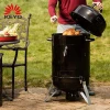 KEYO 18" Outdoor Camping Heavy Duty Barbecue Vertical Barrel Bbq Smoker