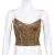 Import KHG00857 Women sexy night club leopard print bandage backless hollow out stitching bra tank top camisoles from China