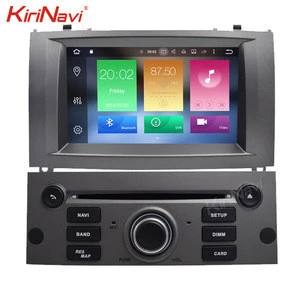KiriNavi Android 8.1 7&#39;&#39; android car radio for Peugeot 407 2004 - 2009 touch screen car dvd player 5G WIFI DAB+DSP Amplifier