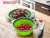Import Kitchen Collapsible Silicone Colander Fruit Vegetable Strainer Basket from China