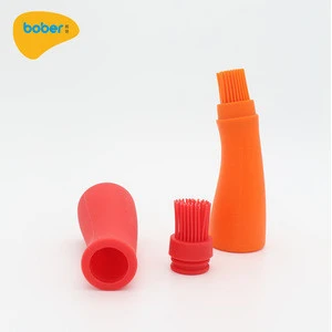 Kitchen Gadget Squeezable Silicone Cake Butter Basting Pastry Oil Bottle Brush