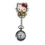 Import Kitty cat Alloy watch Quartz movement nurse watch Colorful Nurse Lapel pin watch nurses watches  for Xmas Birthdays Gift from China