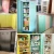 Import Knock down structure Metal Cupboard Clothes  cabinet home storage metal locker from China