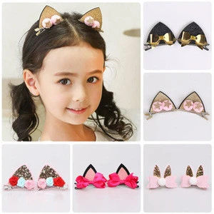 korean design  Children Hair Accessories Fashion Princess Crown  Hairpins Headwear Hair clip for Kids 1pair