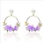 Import Korean version of ins fashion flower earrings sweet soft clay pearl earrings fashion jewelry ladies earrings from China