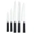 KS12806A Online 5pcs Kitchen Cooking Knives Set Stainless Steel Blade Japanese Knife Set with Stand