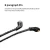Import KZ Black Silver Plated Wire Earphone Upgrade Cable for ZS10/ZSA/ZS6/ZS4/AS10/ZST 0.75mm 2 Pins Headphones Detachable Cable from China