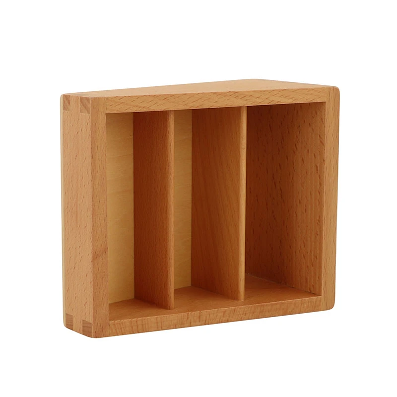 LA502 Three Part Box montessori equipment materials language wooden toys  montessori