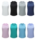 Ladies Gym Sportswear Pullover Tank Top Hoodies GYM Fitness Tank Top High Quality Perfect Summer Sleeveless Hoodies