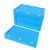 Large Solid Side Plastic Collapsible Folding Plastic Crates For Fruit And Vegetable