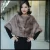 Import Latest Design Elegant Style Winter Faux Mink Fur Cape from China