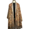 Latest dubai magic shawl  cashmere  paisley shawls new design two sides print  pashmina scarf