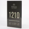 Latest Modern Grey Tempered Glass LED Hotel Room Number door Plate with doorbell