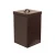Import Leather foldable fabric collapsible laundry clothes basket with lid from China