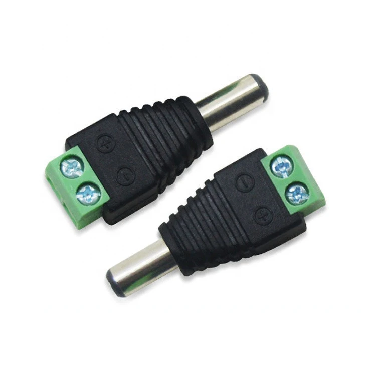 LED Accessories dc5521 12v Screw Fastening Type dc male power connector