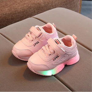led light baby sneaker shoes kids