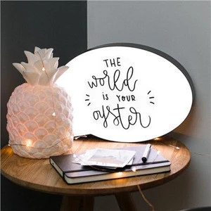LED LIGHT UP MESSAGE&amp; NOTE BOARD WITH MARKER PEN FOR WRITING ON LED BUBBLE