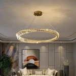 Living Room Bedroom Nordic K9 Crystal LED Chandelier LED Modern Luxury Chandelier Lamp