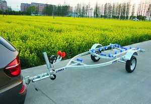 Lonka galvanized inflatable boat trailer with rollers for sale