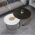 Import Luxury Round Coffee Table Sets Living Room Stainless Steel Furniture Marble Glass Side Table from China