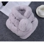 made in china kids faux fur scarf/ knitted collar scarf/ fur scarf