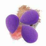 Makeup Sponge Beauty Makeup Blender Biodegradable microfibre Make Up Sponge 2021New Free Purple Pink Green Case